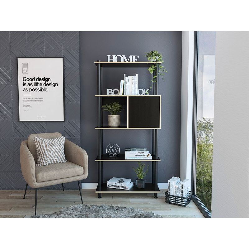 TUHOME - Biblioteca Cubik 2 - Wengue / Duna