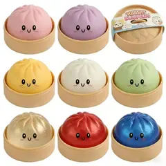 GENERICO - Juguete Sensorial Antiestrés Dumpling Bao Squishy misterioso