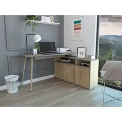 TUHOME - Escritorio Singapur 130 Duna/Taupe