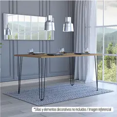 TUHOME - Mesa De Comedor 6 Puestos Vassel