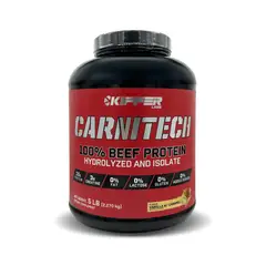 KIFFER - PROTEINA CARNITECH 100% BEEF HIDROLIZADA Y AISLADA 5LB VAINILLA CARAMEL -KIFFER