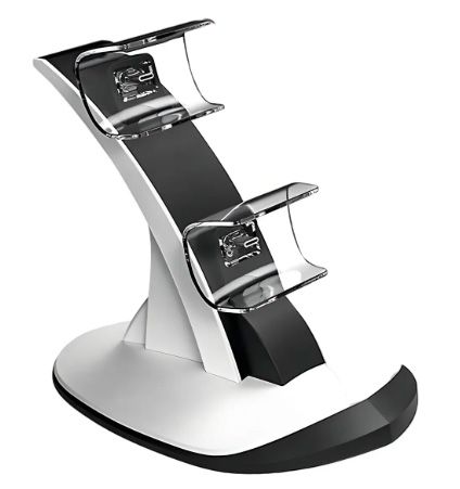 GENERICO Base Cargador Ps5 Blanco