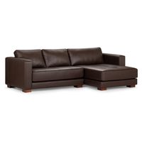 Sofá Seccional Copeland Derecho Cuero