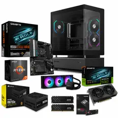 AMD CORP - PC Gamer Ryzen 7 5700X / SSD NVMe Gen4 1TB / 16GB 3200MHz / RTX 5060 8GB