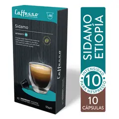 CAFFESSO - Pack x10 Cápsulas De Café Sidamo Etiopía Para Nespresso