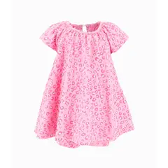 4KIDS - Vestido Bebé Animal Print Palo Rosa