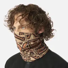 HAKA HONU - Headex Unisex Andinense Print Café Claro