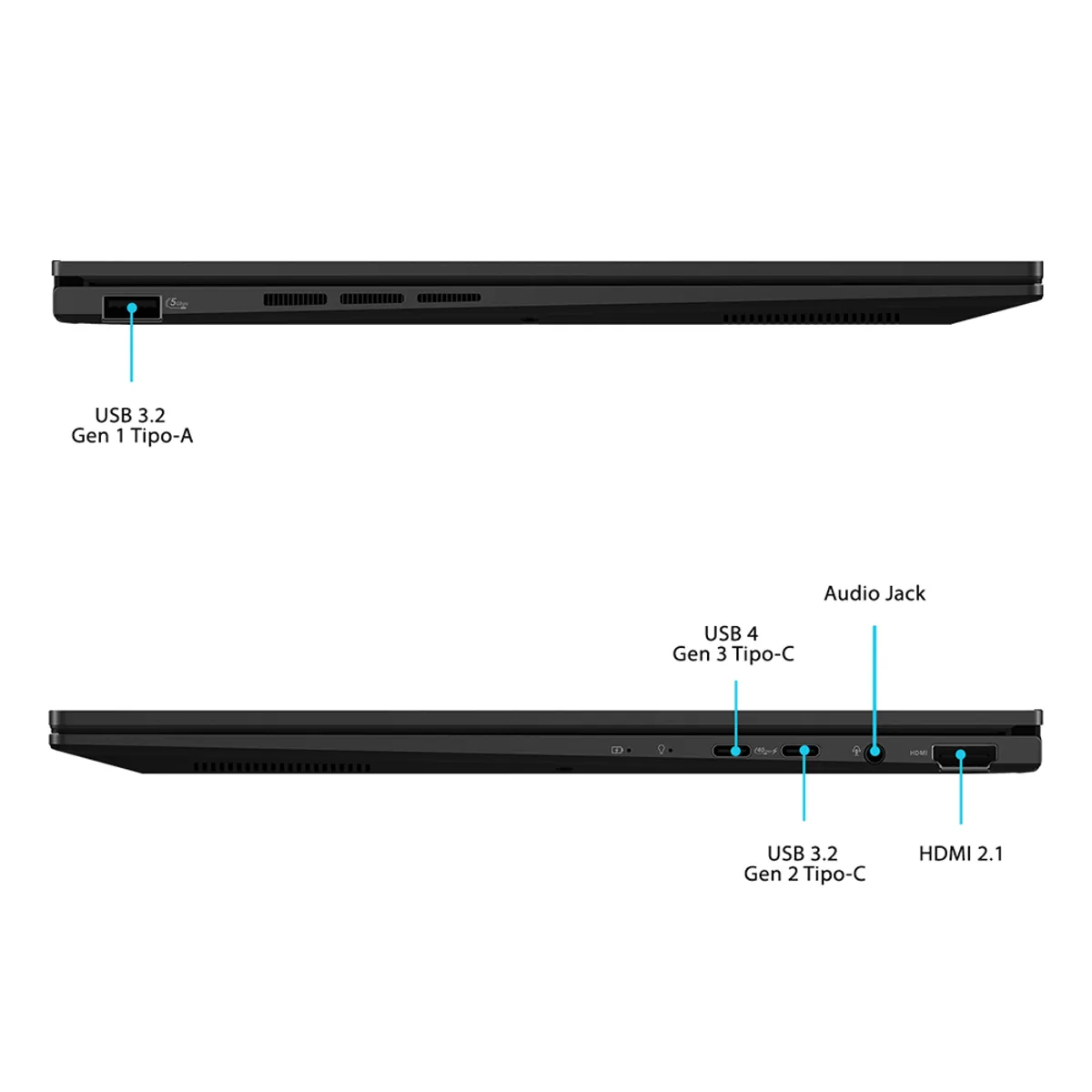 ASUS - Notebook ASUS Zenbook 14 AMD Ryzen AI 7 32GB RAM 1TB SSD 14"
