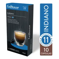CAFFESSO - Pack x10 Cápsulas de Café Gourmet Indiano Para Nespresso