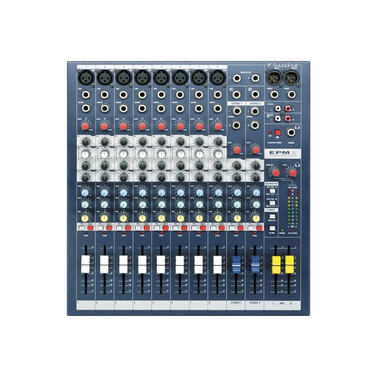 JBL - Consola análoga 8 canales Soundcraft EPM8