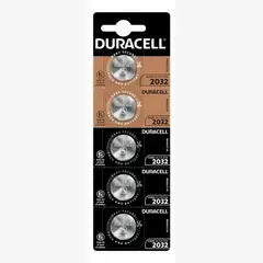 DURACELL - Pack Tira 5 Pilas 2032 Litio 3v Tipo Botón-5u