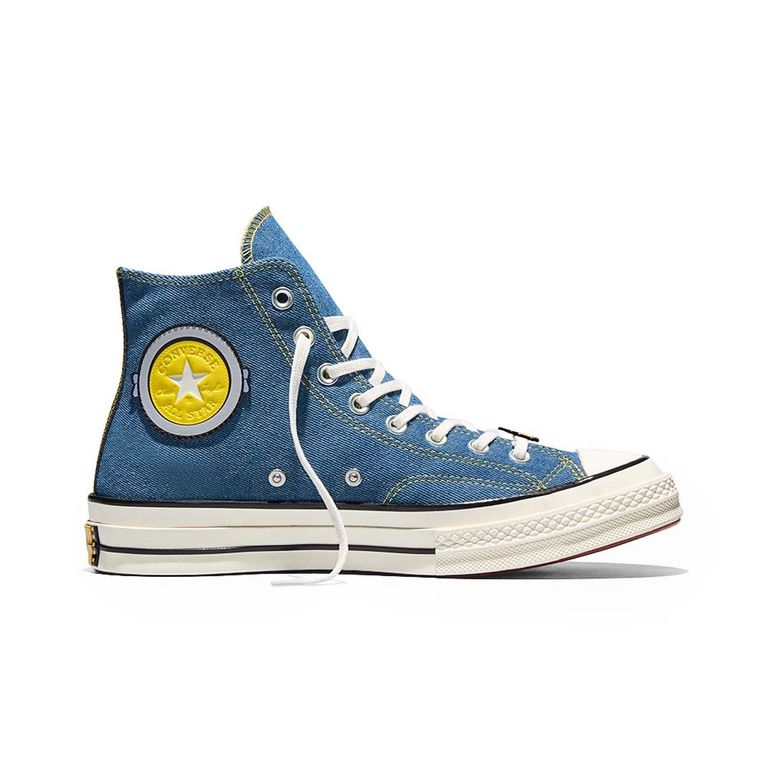 Zapatillas Urbanas Unisex Chuck 70 Hi Minions Azul