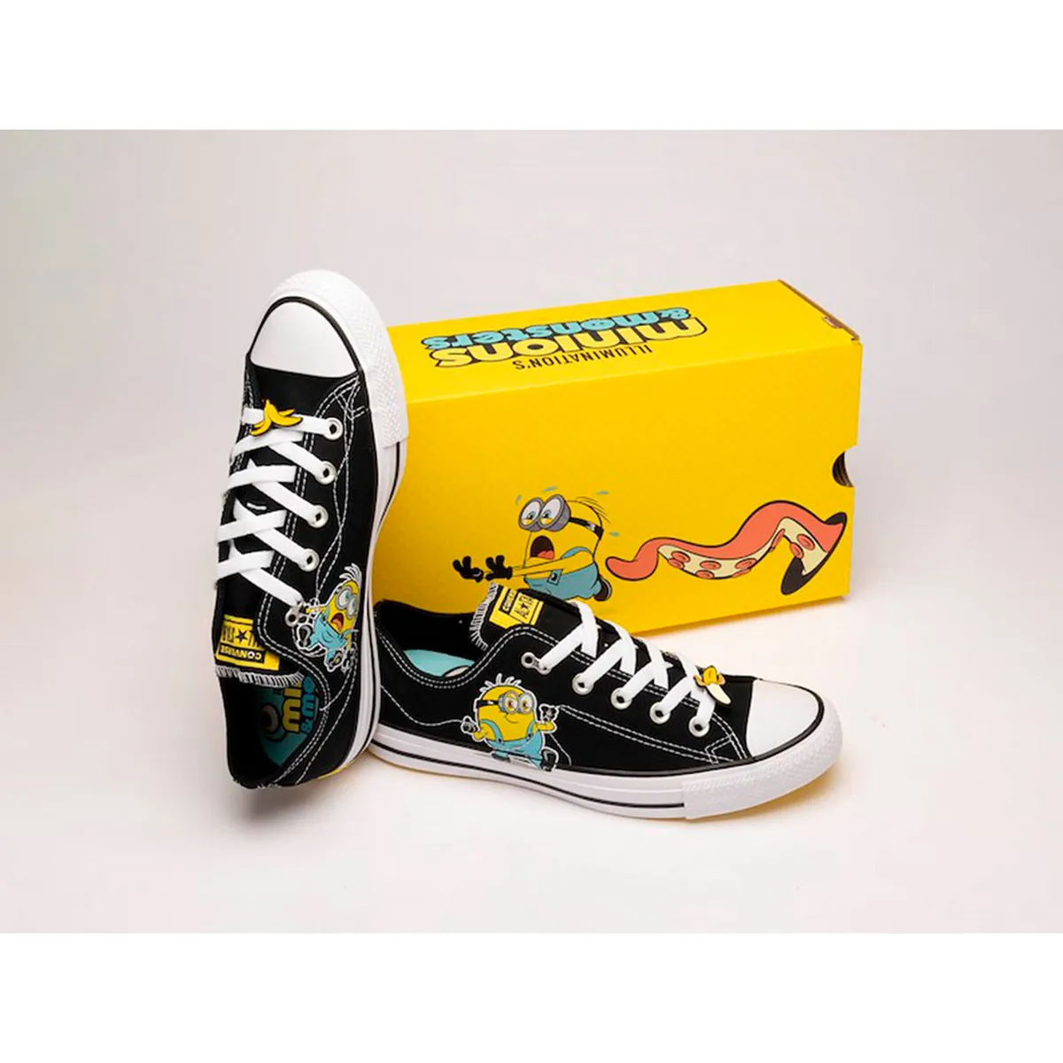 CONVERSE - Zapatillas Urbanas Unisex Converse Chuck Taylor Minions Negro