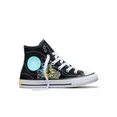 CONVERSE - Zapatillas Urbanas Junior Chuck Taylor Hi Minions Negro