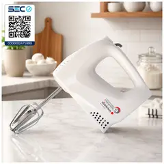 SINDELEN - Batidora & Amasadora Acero Cromado MIXWHITE 5 velocidades Certificada SEC