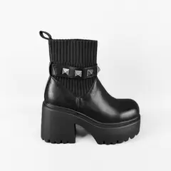 BOTELI - BOTIN MUJER AYANA NEGRO BELLA MODA