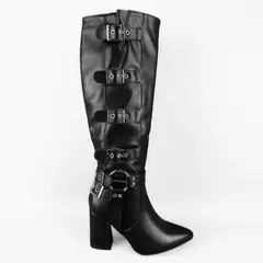 HERIEL - BOTA MUJER CALIA NEGRO BELLA MODA