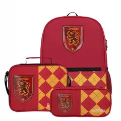 WARNER BROS - Set Mochila 3 en 1 Harry Potter Infantil Gryffindor 17L