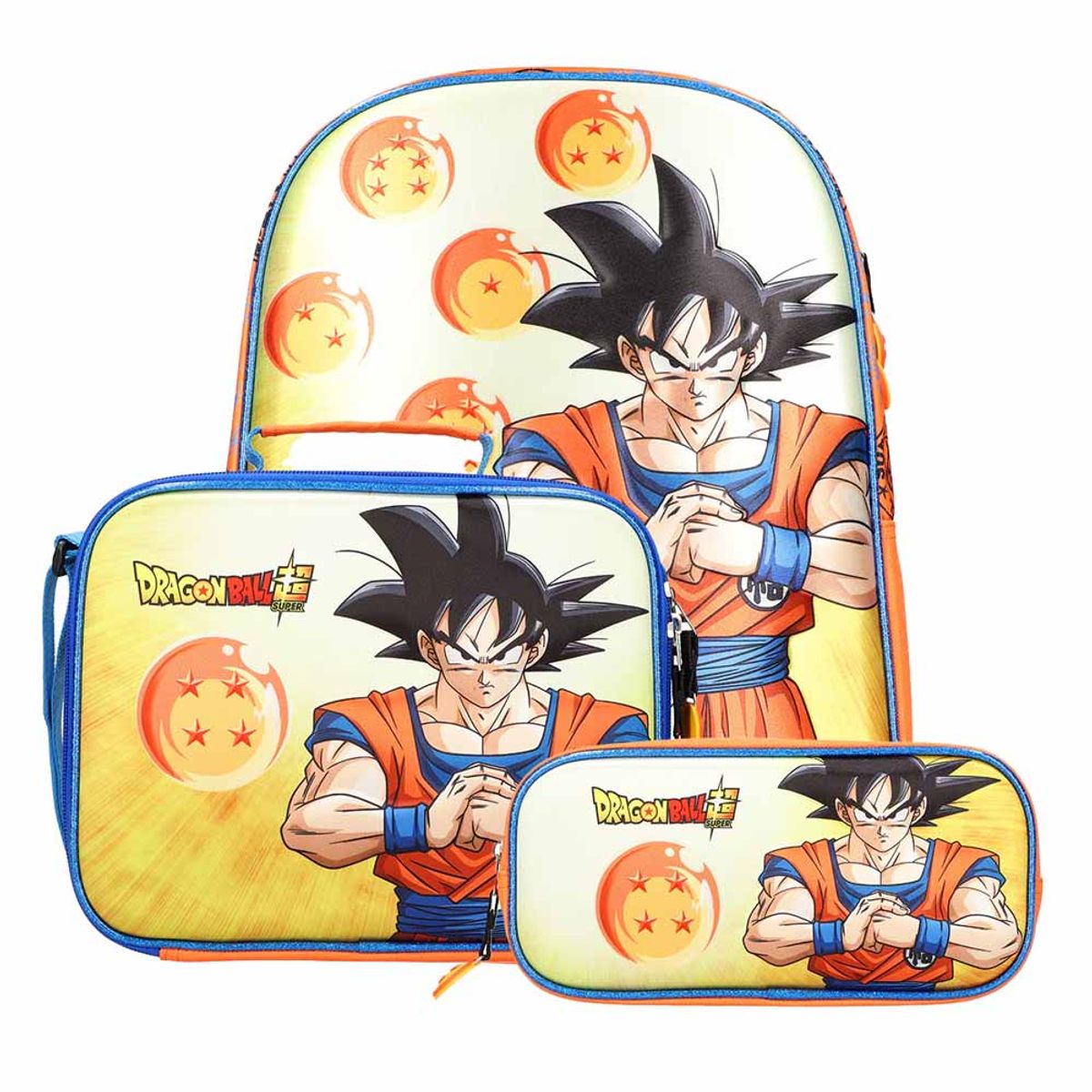 DRAGON BALL - Set Mochilas 3 en 1 Dragon Ball Esferas del Dragon 14L