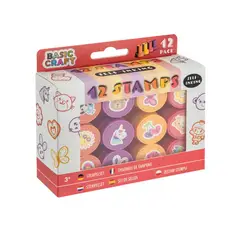 MOXY - Juego de Timbres Rojo 12 Piezas