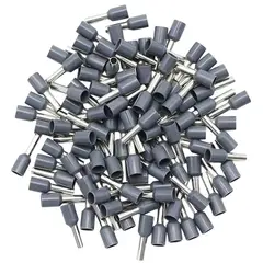 SOLIOT - Terminales ferrule 4mm2 12awg Gris 100un