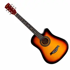HENDRIX - Guitarra 39 Pulgadas Color Sunburst + Funda y Cuerdas - PS