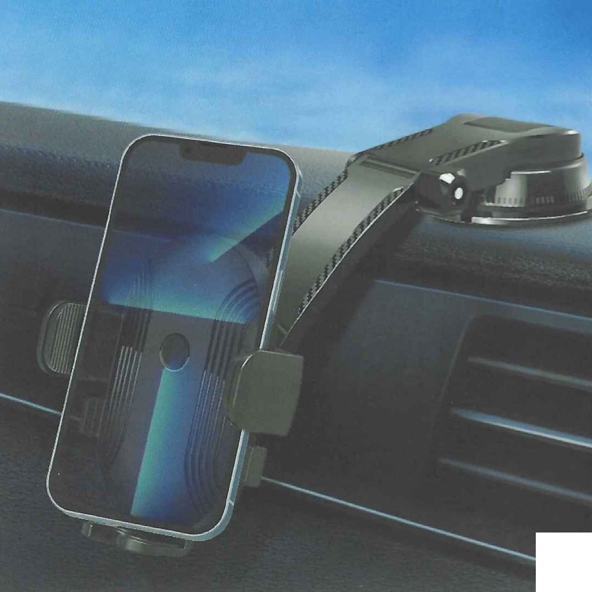 IRM - Soporte Celular Auto Ventosa Brazo Extensible Rotación 360°