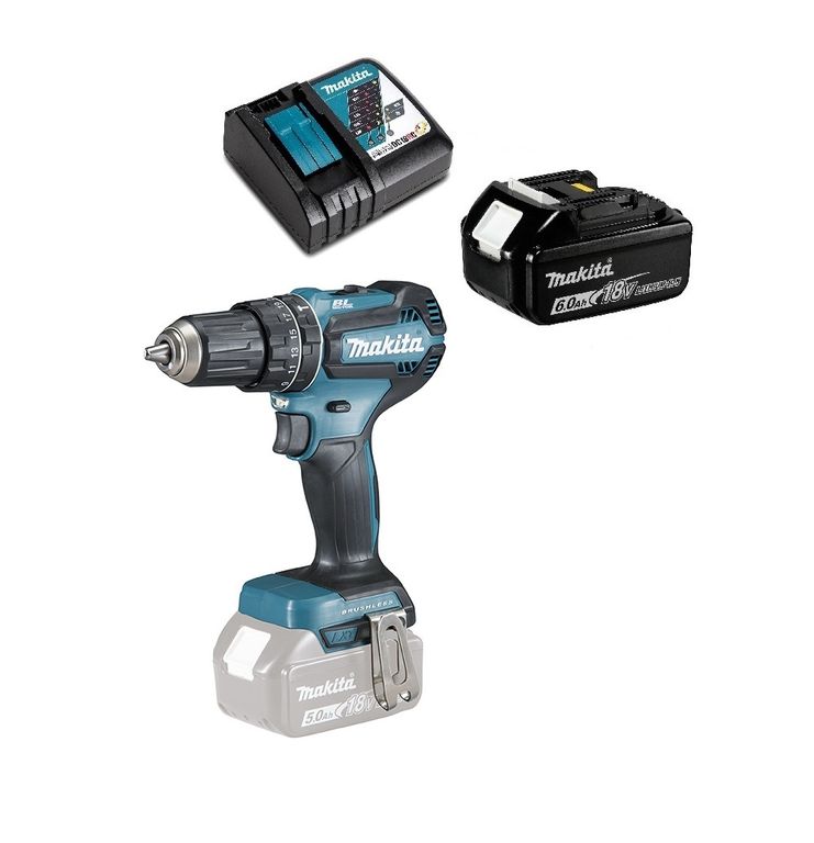 Taladro percutor 18V LXT BL 50Nm DHP485 6 Ah