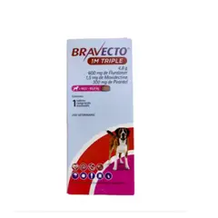 BRAVECTO - TRIPLE PERRO 40 A 56KG 1 MES