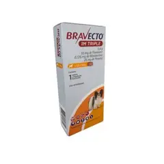 BRAVECTO - TRIPLE PERRO 5 A 10KG 1 MES
