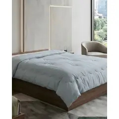 GENERICO - Plumón Delgado Invierno Sherpa Suave Premium 2 Plaza 200x230cm
