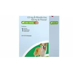 BRAVECTO - TRIPLE PERRO 10 A 20KG 1 MES