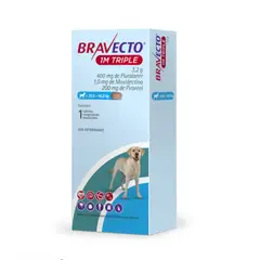 BRAVECTO - TRIPLE PERRO 20 A 40KG 1 MES