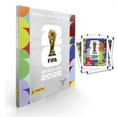 PANINI - Álbum FIFA World Cup 2026 Silver Official Sticker Collection + Pack de 20 Sobres Oficiales