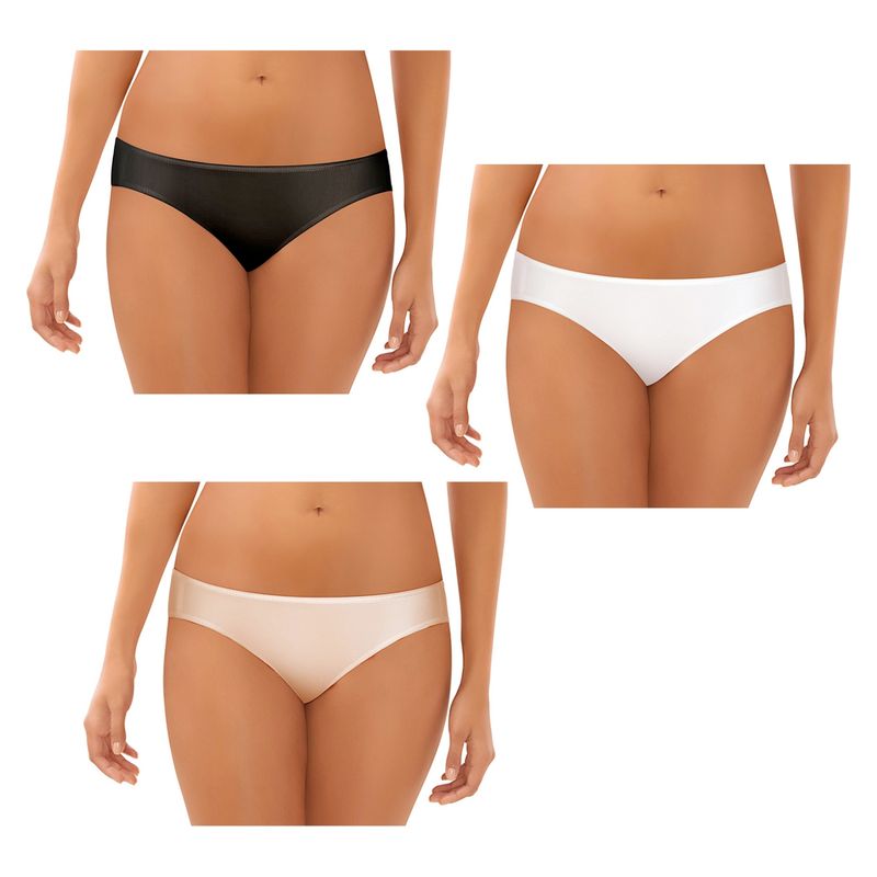 MAIDENFORM - Pack De 3 Calzón Bikini Mujer Maidenform