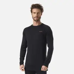 HAKA HONU - Primera Capa Hombre Carnero Top Negro