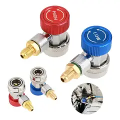 GENERICO - Adaptador Acoples Rápido Aire Acondicionado Automotriz R134a