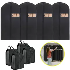 TSKY CHILE SHOPPING - Paquete de 4 bolsas de ropa para colgar ropa y viajes de hombres, con 4pcs Porta-zapato