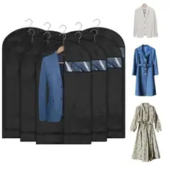 TSKY CHILE SHOPPING - 6pcs Portatrajes, Bolsas Colgantes para Abrigos, Trajes, Sacos, Chamarras, Camisas, Blusas, Vestidos