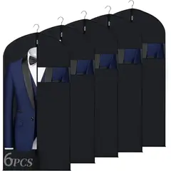 TSKY CHILE SHOPPING - 6PCS Portatrajes Para Traje de Caballero Bolsas colgantes para guardar y viajar 60x100cm