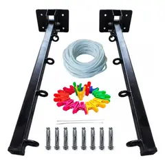 BLUEDREAMER - Tendedero Ropa Plegable Abatible Retractil Plegable Economic