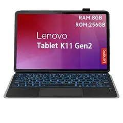 LENOVO - Tab P11 2nd Gen 8GB+256GB WiFi 11.5 Gris+ Teclado Negro retroiluminado en color