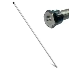 TSKY CHILE SHOPPING - Ánodo Magnesio, Resistencia eléctrica ánodo magnesio para calentador, Largo 50cm