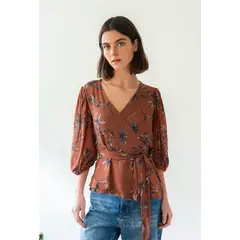 ANDRIZA ATELIER - Blusa Manon Caf