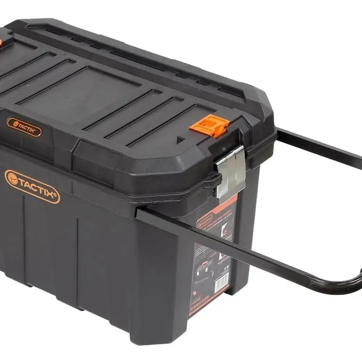 TACTIX - Carro Porta Herramientas Y Máquinas + 2 Cajas Tactix