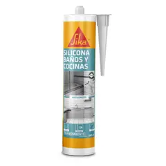 SIKA - SIKASEAL SILICONA 133 BAÑOCOCINA TRANSP 280ML