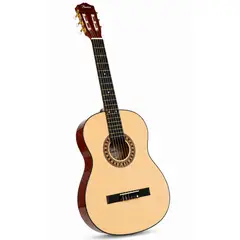 HENDRIX - Guitarra Clásica Color Natural 39 Pulgadas Cuerdas Nylon - SC