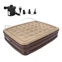 GENERICO - Cama Colchón Inflable 2 Plazas Con Bomba Eléctrica Camping