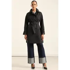 LIOLA - Trench Con Cinturon, Negro