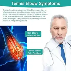 GENERICO - 2 soportes para Codo Para Epicondilitis Y Tendinitis